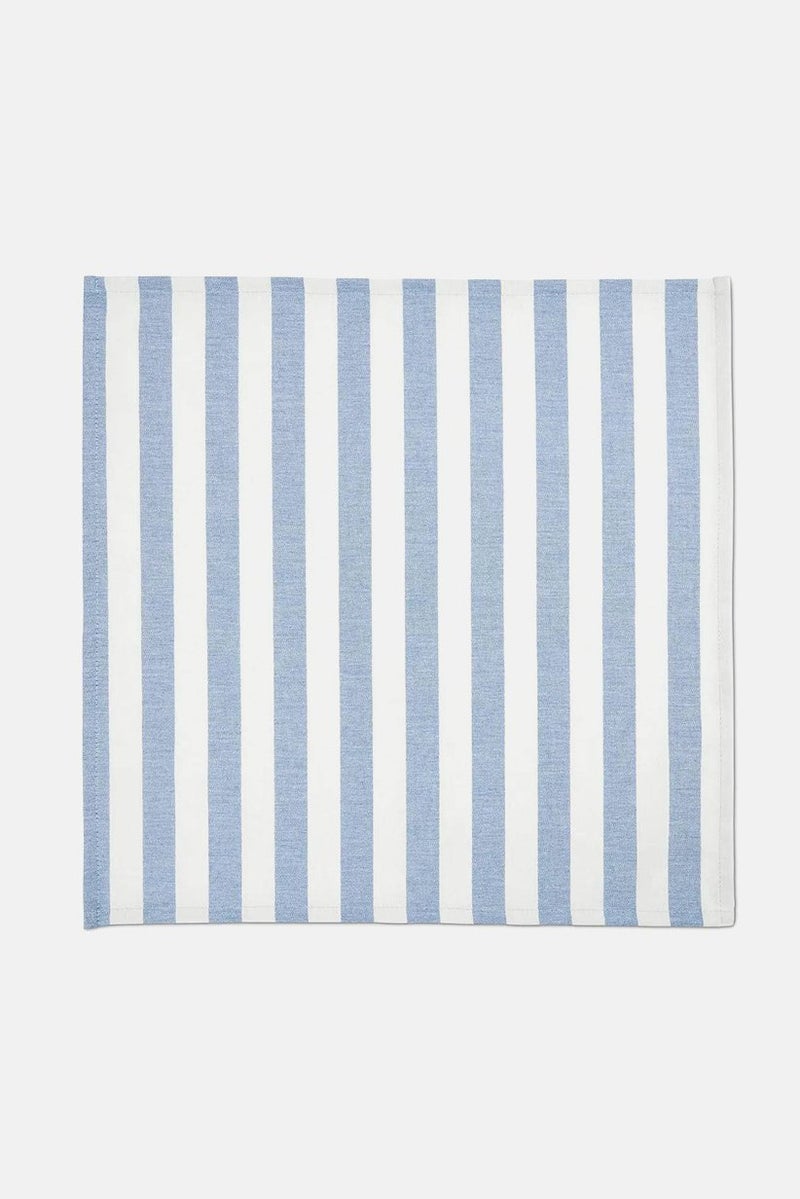 Tchibo 2 Pcs. Stripe Table Napkin 48 L x 48 W cm, Blue and White - Image 3